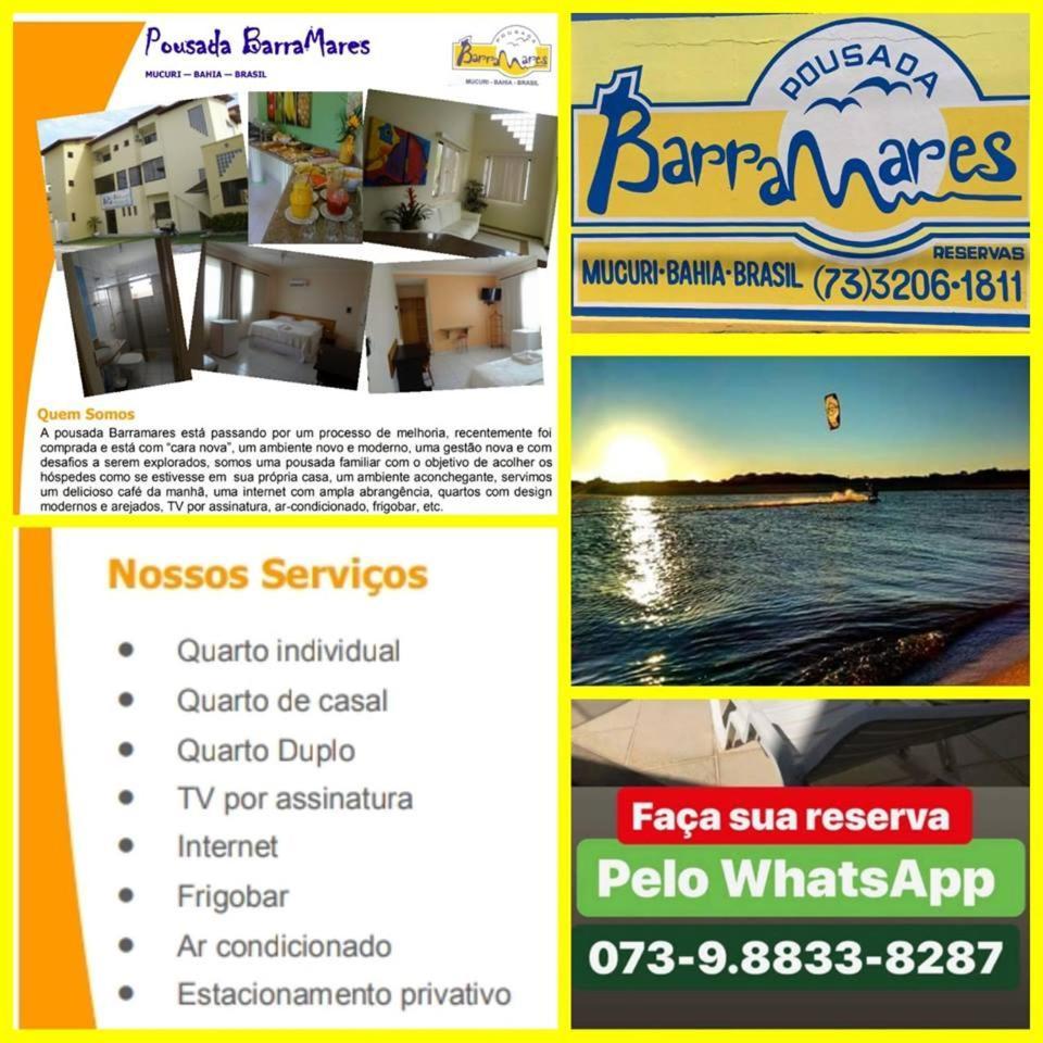 Pousada Barra Mares Мукурі Екстер'єр фото